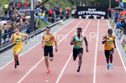 English Schools boys 150 metres, 2018 Great North CityGames. Photo: David T. Hewitson/Sports for All Pics